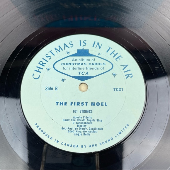 Vintage The First Noel 101 Strings Hamburg Students Choir Vinyl Music Record - Picture 2 of 5
